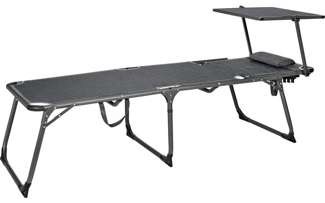 Berger Slimline Dreibein Sonnenliege Hellblau – Bild 5