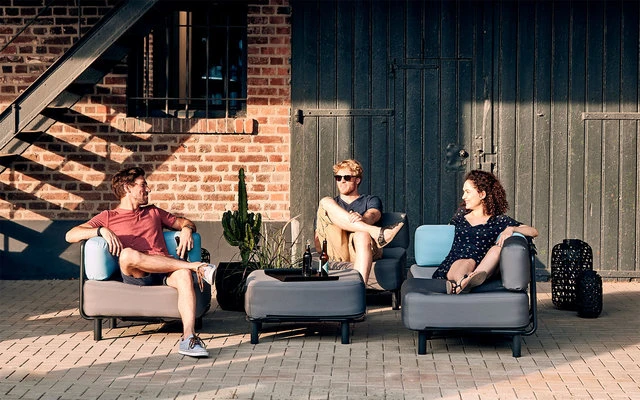 One Bar Element 2 Aufblasbarer Sessel / Sitzelement Light Grey – Bild 5