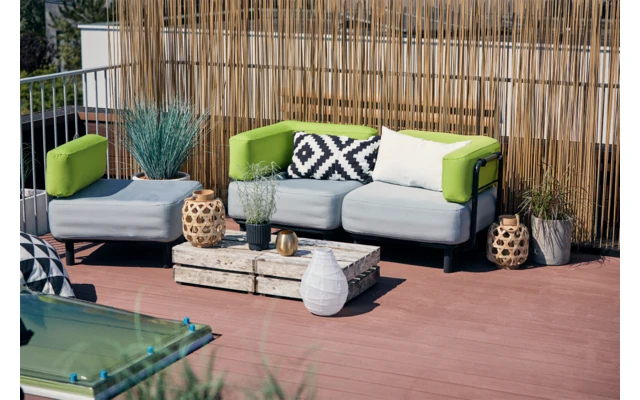 One Bar Element 2 I-Rückenlehnenbezug Dark Grey – Bild 2